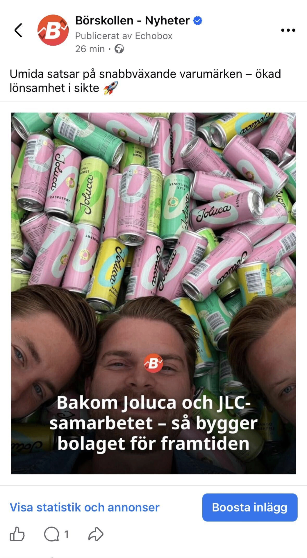Facebook · Börskollen